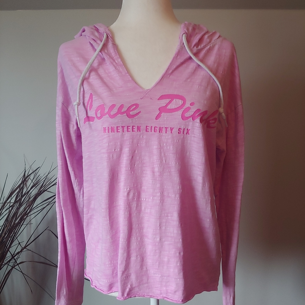 VS PINK Hooded Tee Shirt